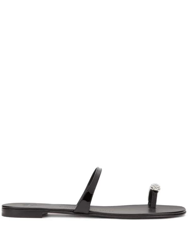 Giuseppe Zanotti Ring crystal-embellished sandals - Image 3