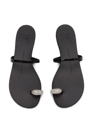 Giuseppe Zanotti Ring crystal-embellished sandals