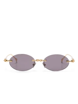 Kuboraum oval-frame sunglasses