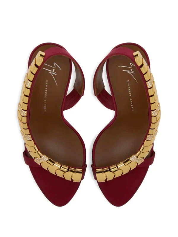 Giuseppe Zanotti 105mm rhinestone-embellished heeled sandals - Image 2