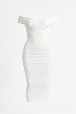 Ceilo-Ruched Top Maxi Dress