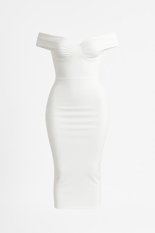 Ceilo-Ruched Top Maxi Dress