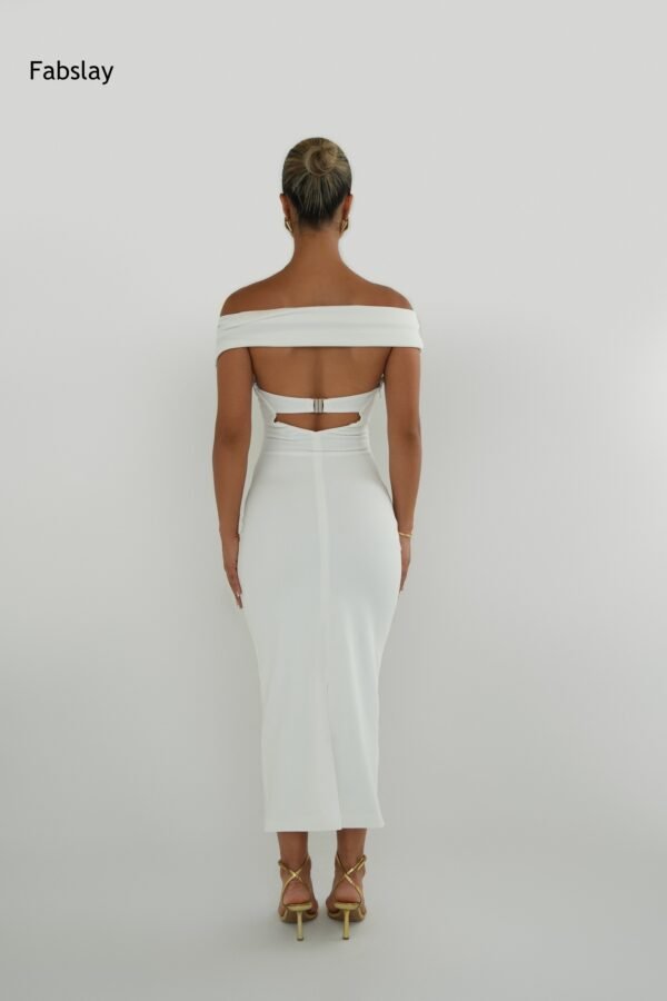 Ceilo-Ruched Top Maxi Dress - Image 4