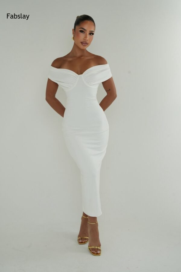 Ceilo-Ruched Top Maxi Dress - Image 2