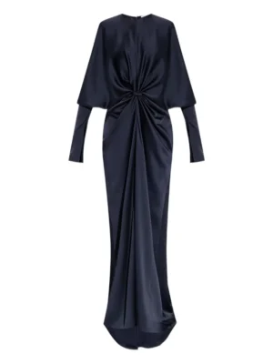 Twist-detail dress