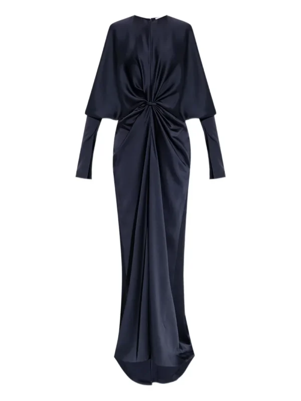 Twist-detail dress
