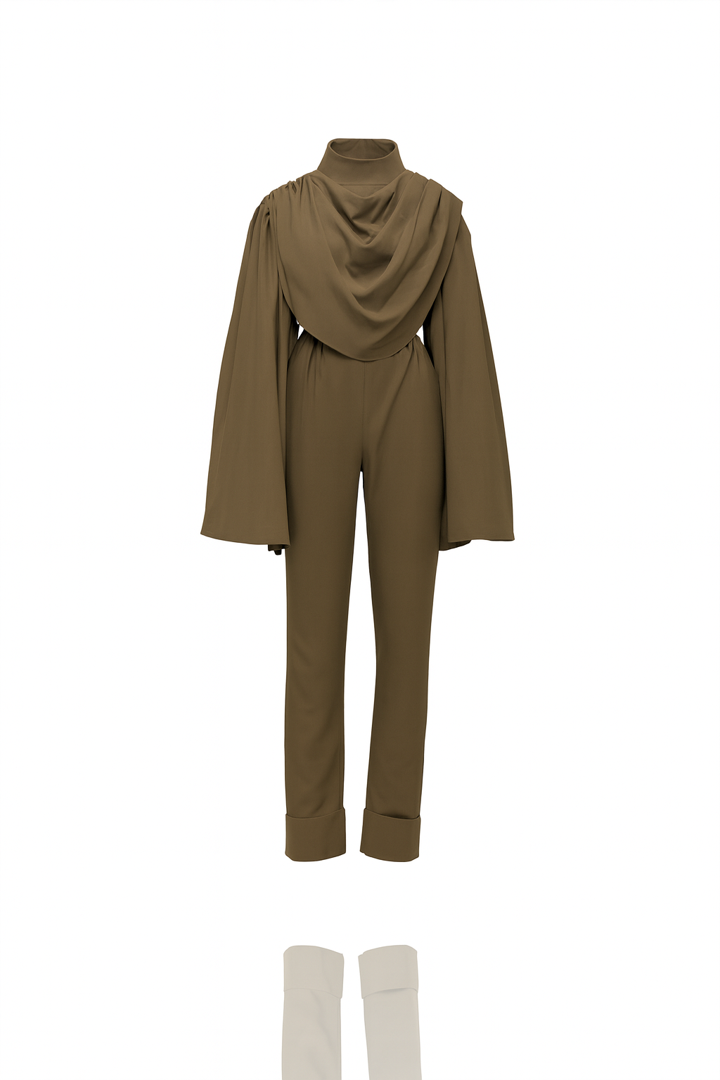 Gazle Draped Blouse and Pant